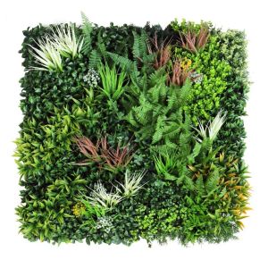 Jardim vertical artificial Tropical 100x100 cm - Naturing Monde