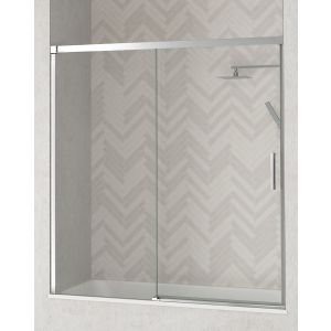 1 rede fixo de 1 porta da banheira | crómio brilhante 175cm