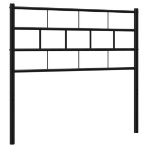 vidaXL cabecero de metal negro 75 cm