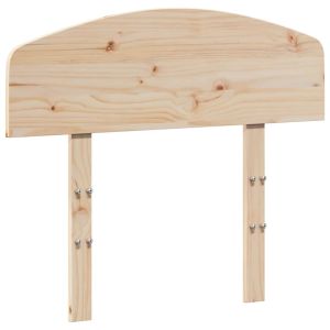 vidaXL cabeceira de madeira de pinho maciça 75 cm