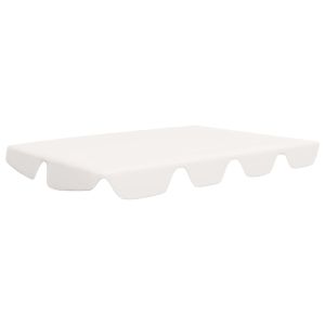 vidaXL dosel de repuesto columpio de jardín blanco 150/130x105/70 cm