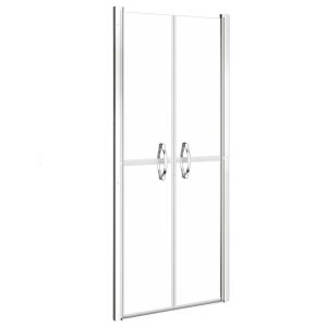 vidaXL porta de chuveiro transparente esg 86x190 cm