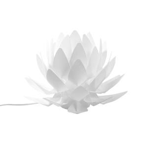 Candeeiro de mesa flor musone branco