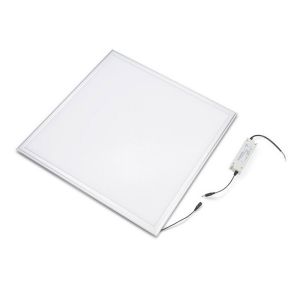 Pack x2 painel LED slim 60 x 60 cm 48w branco frio 6000k.  moldura branca