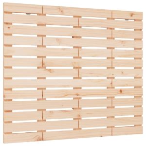 vidaXL cabecero de cama de pared madera maciza de pino 146x3x91,5 cm