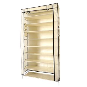 Tecido para sapateira para sapatos nyana home 160x88x30 cm 27 pares beige