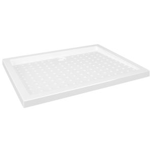 Base de chuveiro vidaxl com pontos abs branco 90x70x4 cm