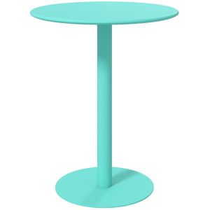Mesa de refeição redonda para 2 pessoas mesa de cozinha de aço para interio