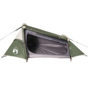 Tenda de campismo túnel para 2 pessoas impermeável verde