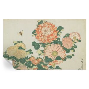 Papel de parede autocolante flores de crisântemo 416x254 tulup