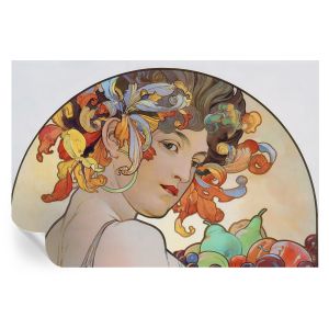 Papel de parede vinílico art nouveau colorido 104x152 tulup
