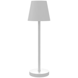 Candeeiro de mesa ø11,2x36,5 cm metal, acrílico color blanco Homcom