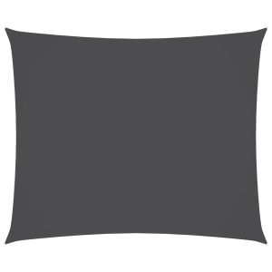 vidaXL toldo de vela rectangular tela oxford gris antracita 2,5x3,5 m