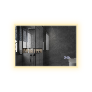 Nettlife espelho de banheiro LED prata 100x60