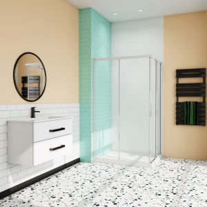 Cabine de duche rectangular correr,cinza fosco,(680-700)x(880-900)x1850mm