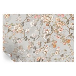Papel de parede vinílico padrão romântico 104x152 tulup