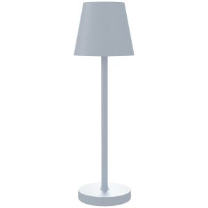 Candeeiro de mesa ø11,2x36,5 cm metal e acrílico color gris Homcom