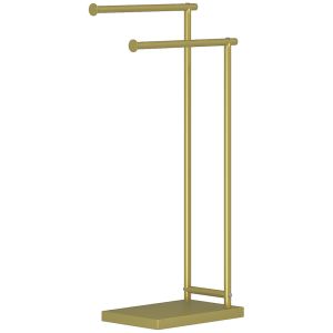 Toalheiro de pé 35.5x20x78 cm metal color amarillo Homcom