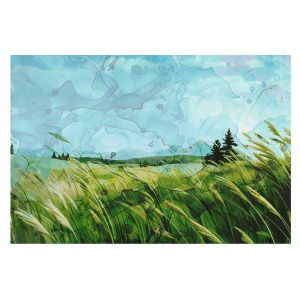 Papel de parede non-woven 312x219 paisagens verdes tulup