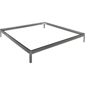 Base para estufa de policarbonato "hortênsia" - 3,65 m² - 192 x 190 x 8 cm