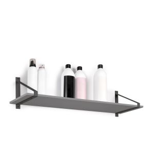 Jogo de suportes para prateleiras em madeira shelf com forma triangular