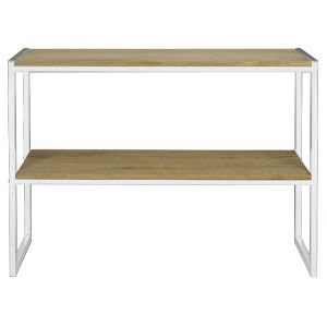Consola icub con prateleira 32x140 bl-ev
