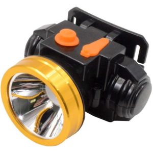 Lanterna LED USB recarregável preta ajustável ciclismo caminhada camping