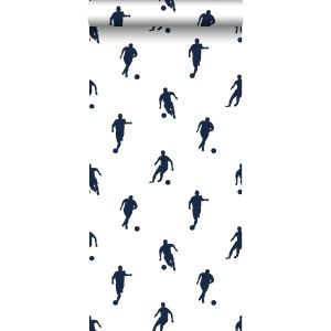Walls4you papel de parede jogadores de futebol azul escuro