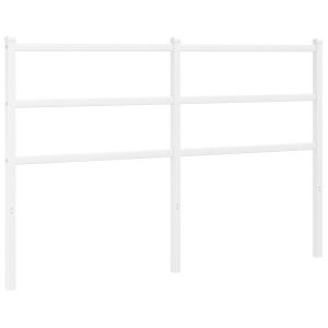 vidaXL cabecero de metal blanco 140 cm