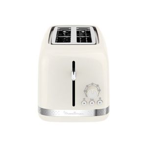 Torradeira moulinex soleil 850w com 2 slots - marfim - 7 níveis de escureci