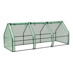 Estructura de invernadero de jardín con 3 ventanas fabricada