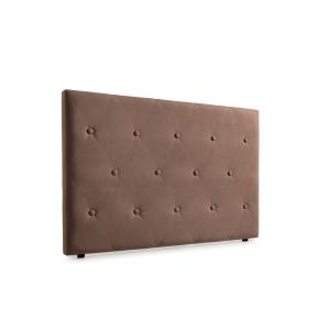 Cabeceira estofada venice pele sintética 90x115x12 cm - branco - moonia