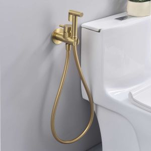 Kit de higiene de banho parede sky bath ouro pvd inox s304 série harmony