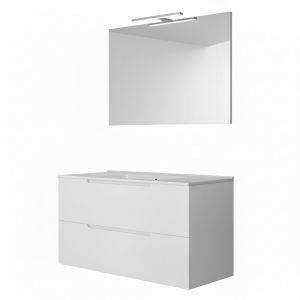 Móvel de casa de banho ful victoria 80 branco mate