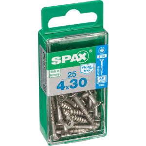 Tirafondo cabeza plana trx - s - 4x30 mm