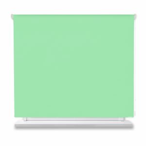 Estor enrollable opaco verde 100x250cm.