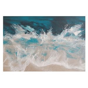 Papel de parede tecido não tecido 312x219 ondas do oceano tulup