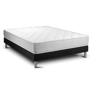 Pack sommier colchão vitalmemo 135 x 190 cm sommier em kit preto