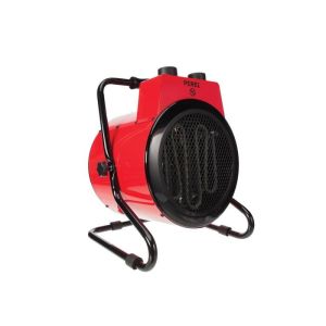Aquecedor elétrico perel com ventilador 3000w, 2 níveis de calor, termostat