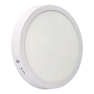 Lâmpada embutida LED redonda 18w, luz cct para montagem em superfície