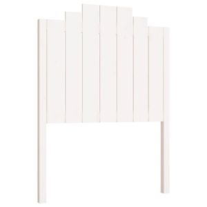 vidaXL cabecero de cama madera maciza de pino blanco 81x4x110 cm