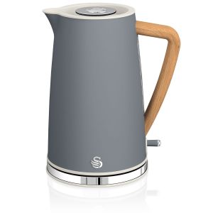 Chaleira eléctrica ultra-fast, jarro elétrico swan sk14610gryneu cinza 2200