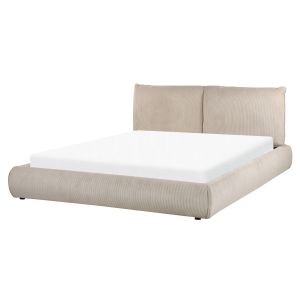 Cama bombazine vinay 160 x 200 cm taupe