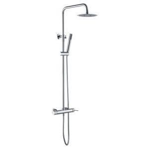 Conjunto chuveiro monocomando line cromo-imex