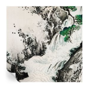 Papel de parede vinílico cachoeira da natureza 250x250 tulup