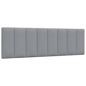 Almofadão de cabeceira 160 cm tecido cinzento-claro ptob6410