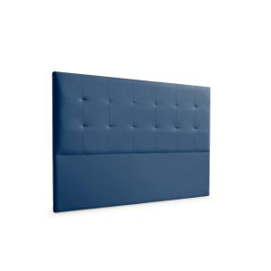Cabeceira estofada atenea pele sintética 130x120x8 cm - moonia