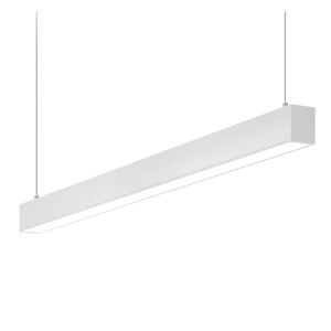 Lampada pendente anonizada nexus line, 140cm, 47w, luz fria 6000k