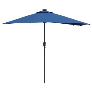 Helloshop26 - guarda-sol de jardim retangular - 294 x 150 x 223 cm