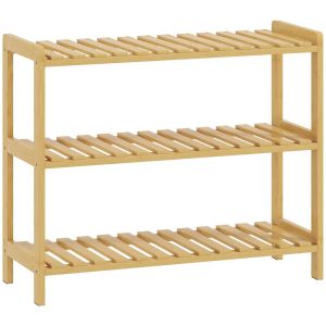 Sapateira 70x26x57,5 cm bambu color marrón Homcom